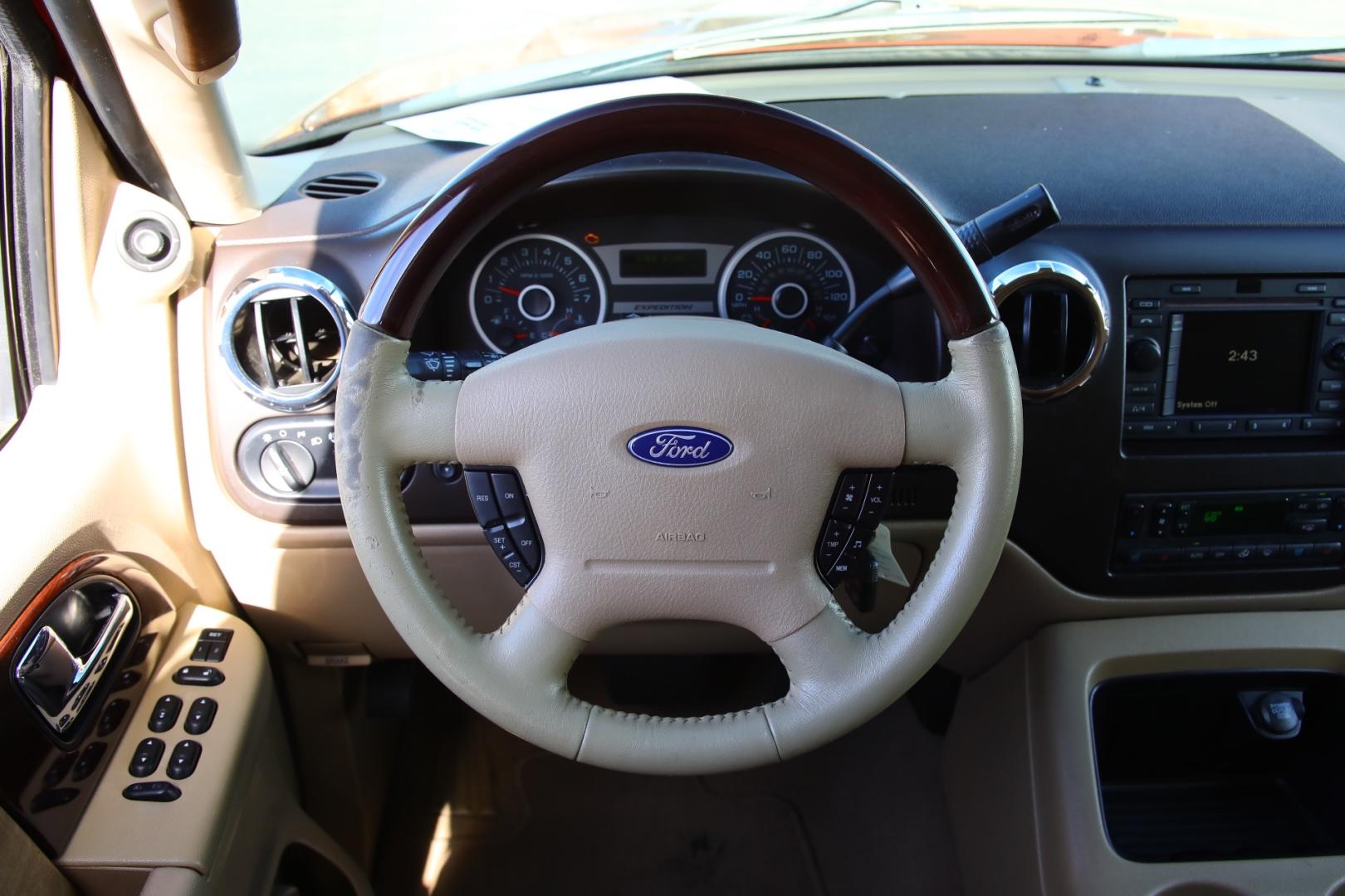 2006 RED FORD EXPEDITION Eddie Bauer 2WD (1FMFU17526L) with an 5.4L V8 SOHC 16V engine, 4-SPEED AUTOMATIC transmission, located at 420 E. Kingsbury St., Seguin, TX, 78155, (830) 401-0495, 29.581060, -97.961647 - Photo#17